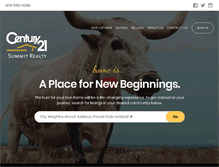 Tablet Screenshot of c21summitrealty.com